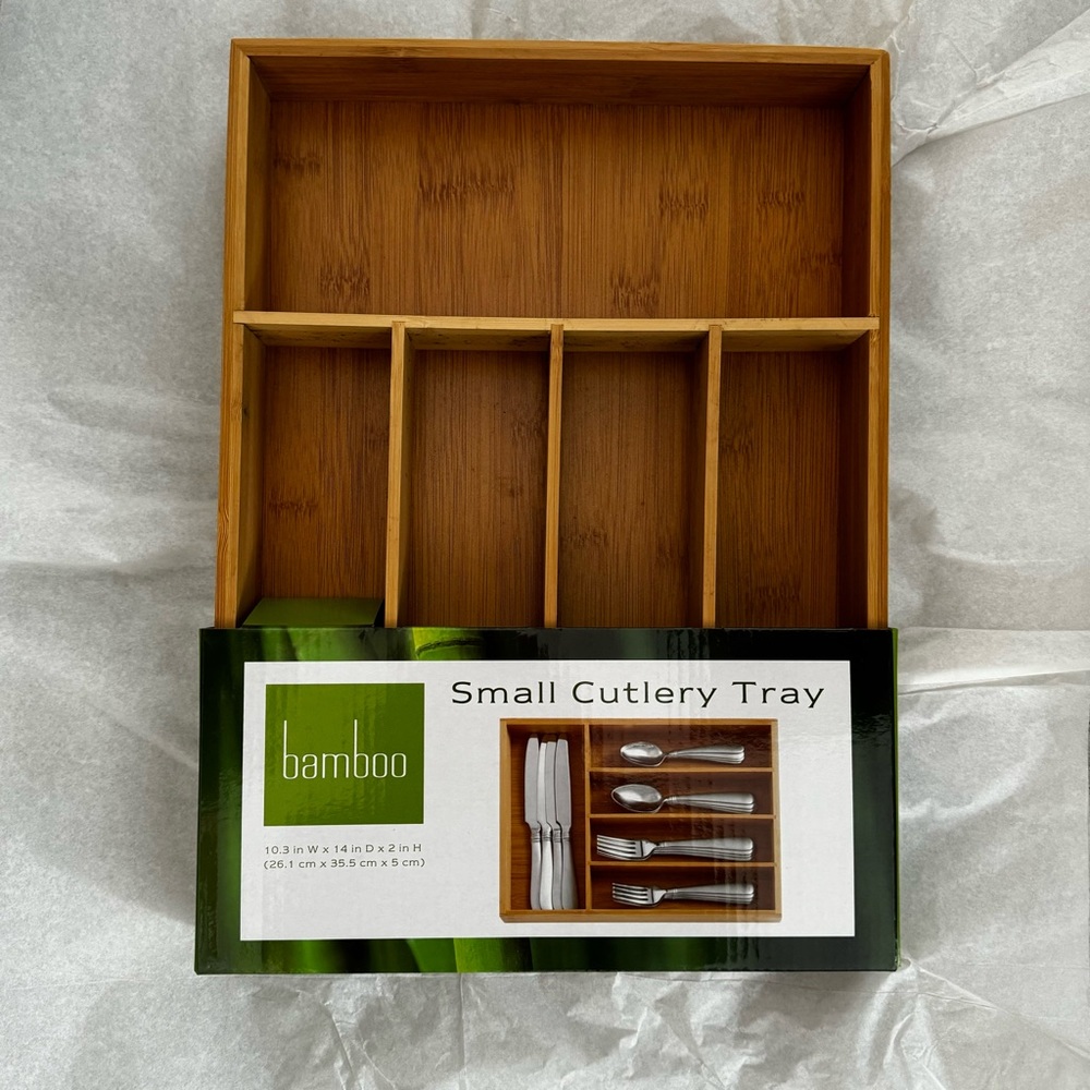 Bamboo Kitchen Drawer Organizer